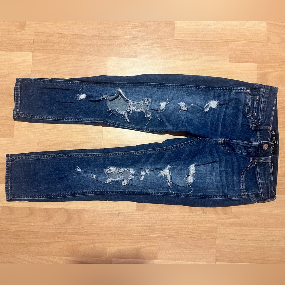 Hollister Distressed Low-Rise Denim Jeans